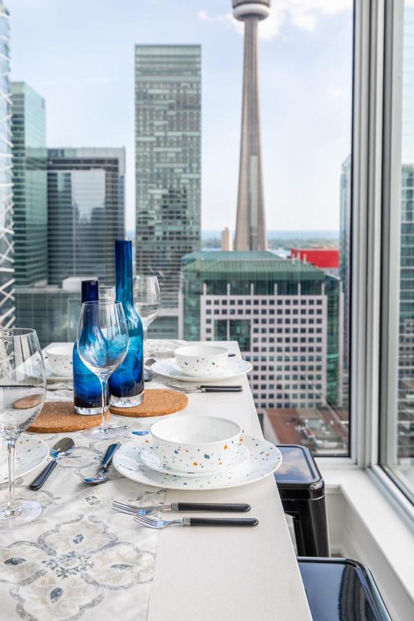 Luxury 2 Bedroom In The Heart Of Entertainment District W/ Cn Tower View Toronto Exteriör bild